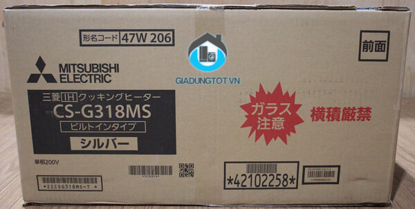 MITSUBISHI CS-G318MS 3 vùng nấu, 1 lò nướng